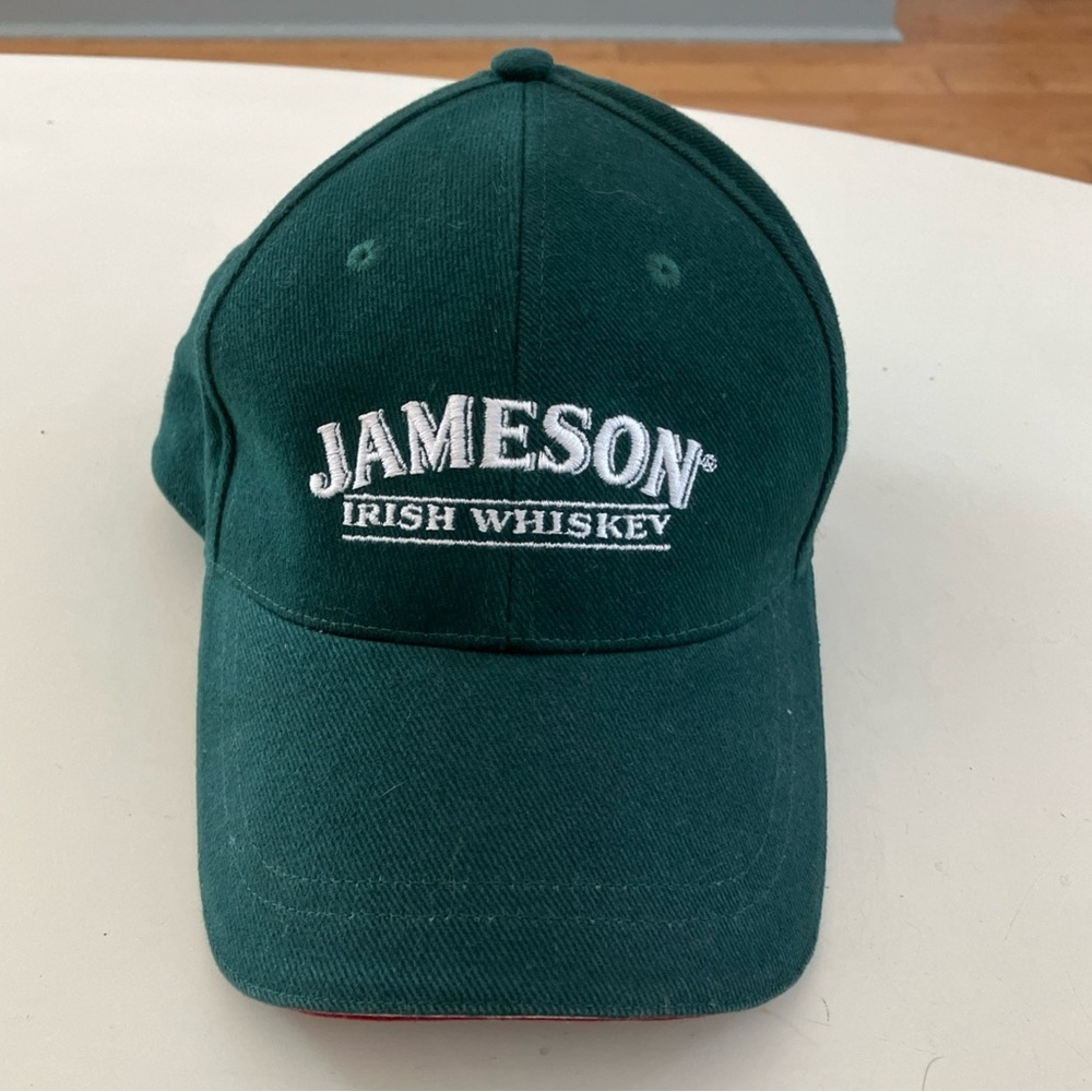 Jameson Irish Whiskey Green Embroidered Adjustable Cap Hat NEW No Tags